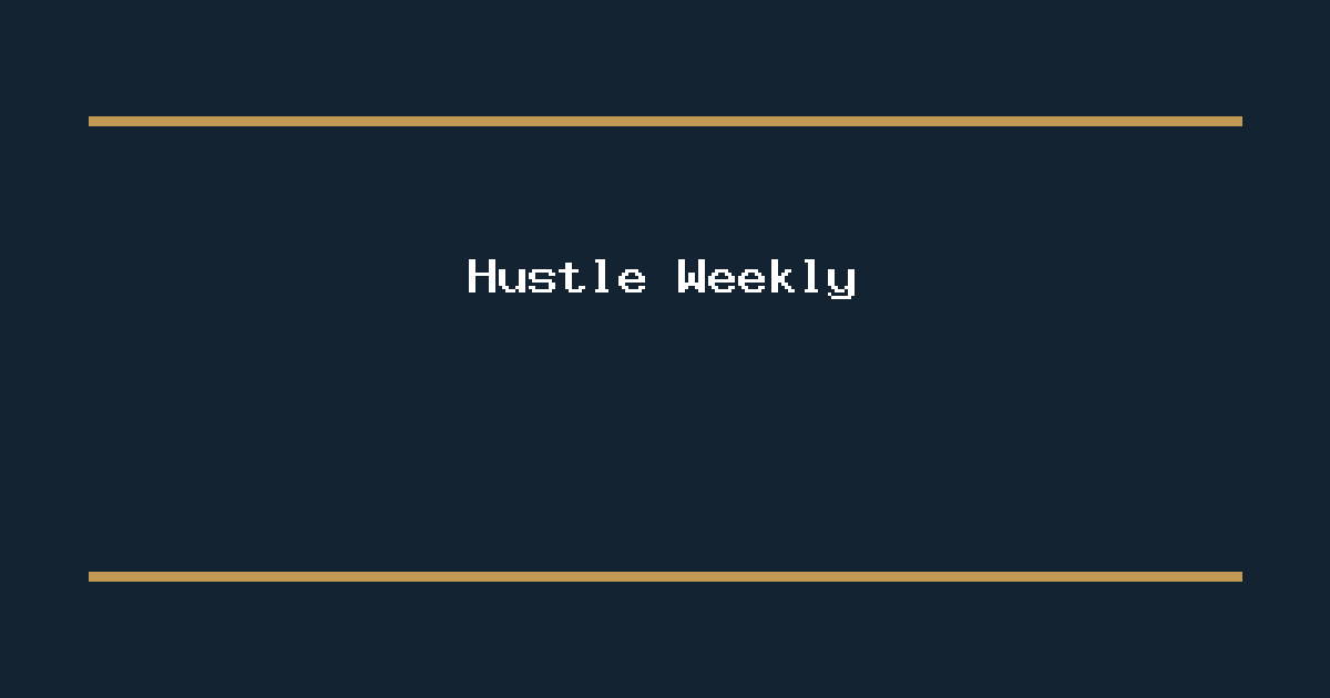 Hustle Weekly editorial image